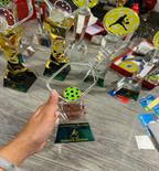 Cúp Pickleball Lồng Bóng Pha Lê