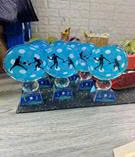 Cúp thể thao thân dẹt in thường